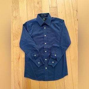 NORDSTROM KIDS Dot Jacquard Sport Shirt (Big Boys)